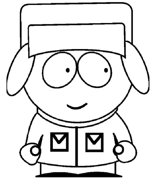 Kolorowanka Narysuj South Park wydruku