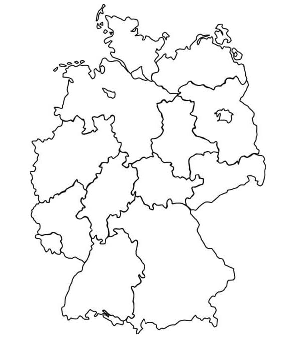 Kolorowanka Niemcy bezpłatny wydruku dla dzieci
