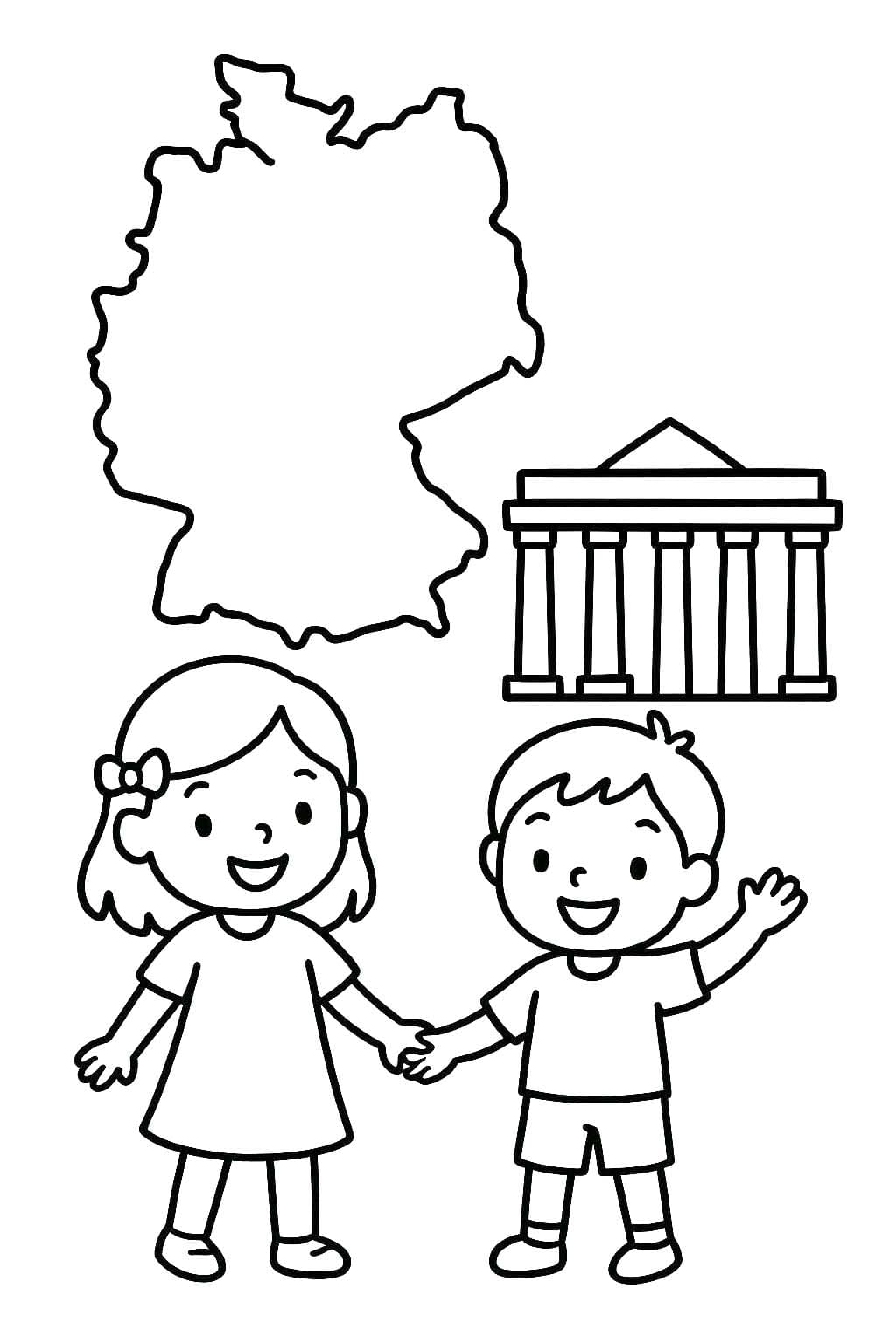 Kolorowanka Niemcy bezpłatny