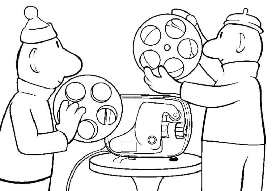 Kolorowanka Obraz Sąsiedzi bezpłatny