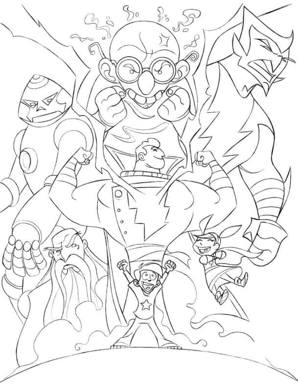 Kolorowanka Obraz Shazam bezpłatny