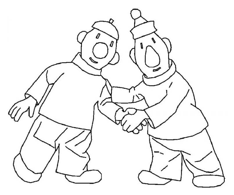 Kolorowanka Sąsiedzi bezpłatny podstawowy