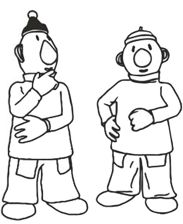 Kolorowanka Sąsiedzi bezpłatny wydruku podstawowy