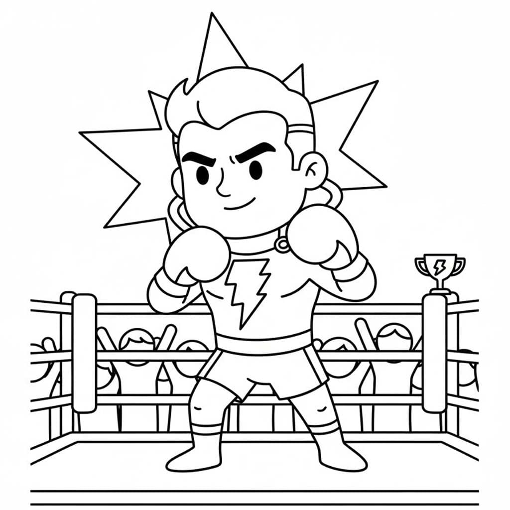 Kolorowanka Shazam bezpłatny dla dzieci