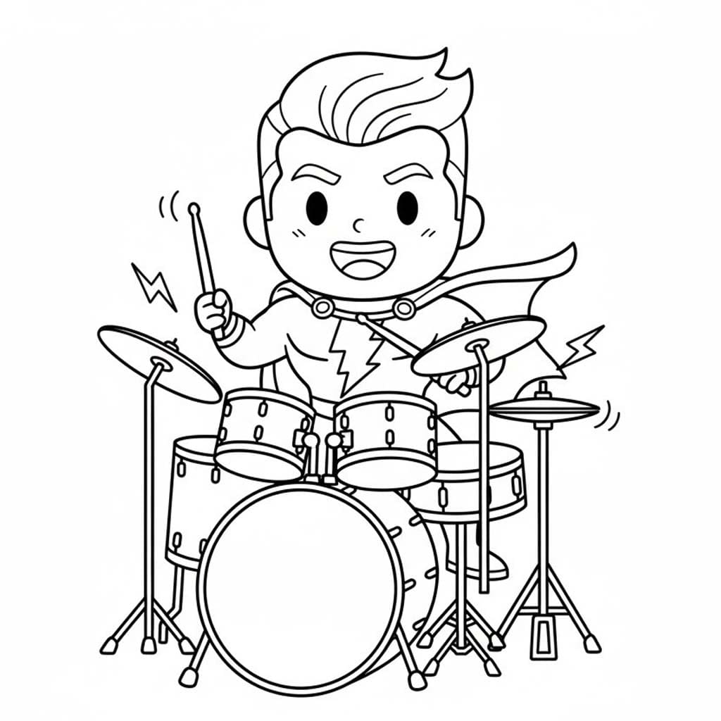 Kolorowanka Shazam bezpłatny