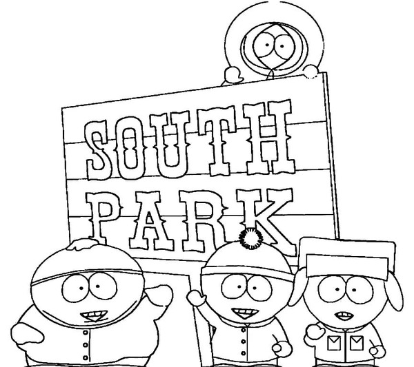 Kolorowanki South Park