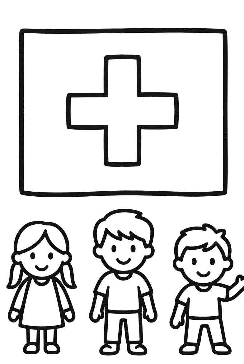 Kolorowanka Szwajcaria bezpłatny podstawowy