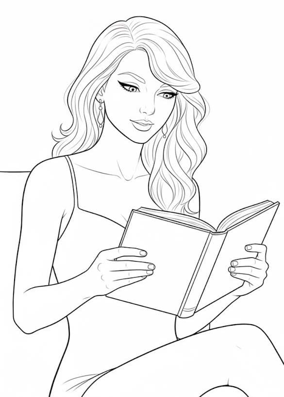 Kolorowanki Taylor Swift