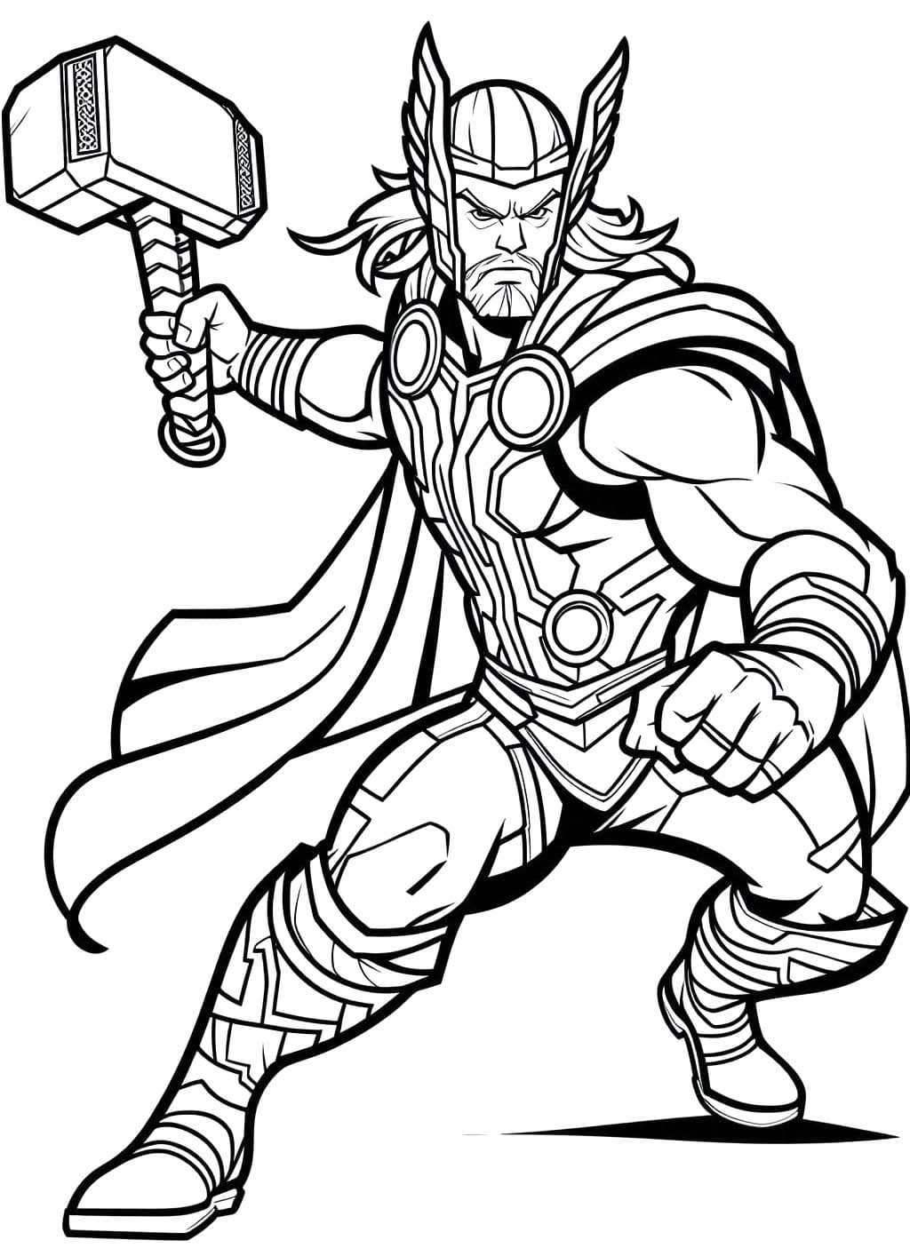 Kolorowanki Thor