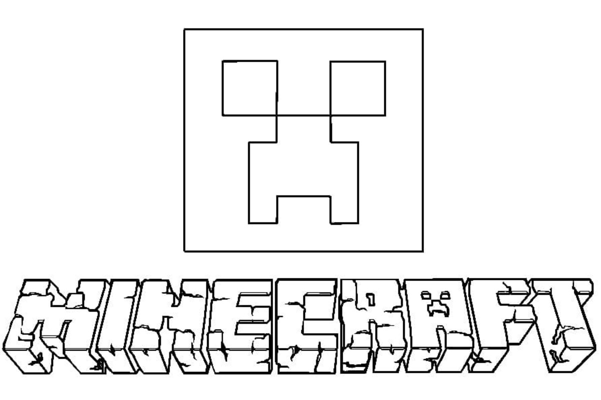 Kolorowanka Creeper bezpłatny podstawowy