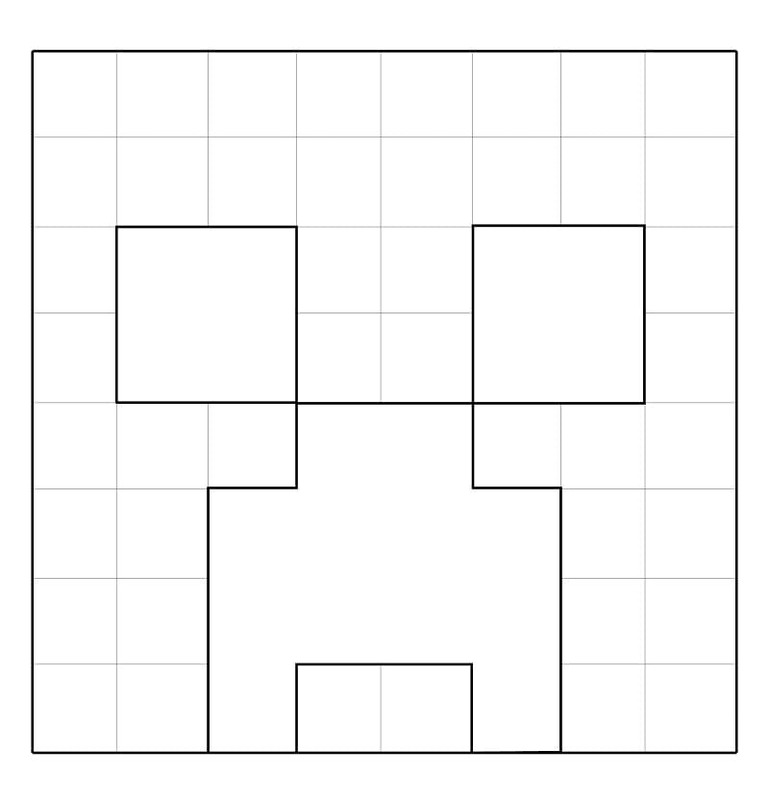 Kolorowanka Creeper wydruku