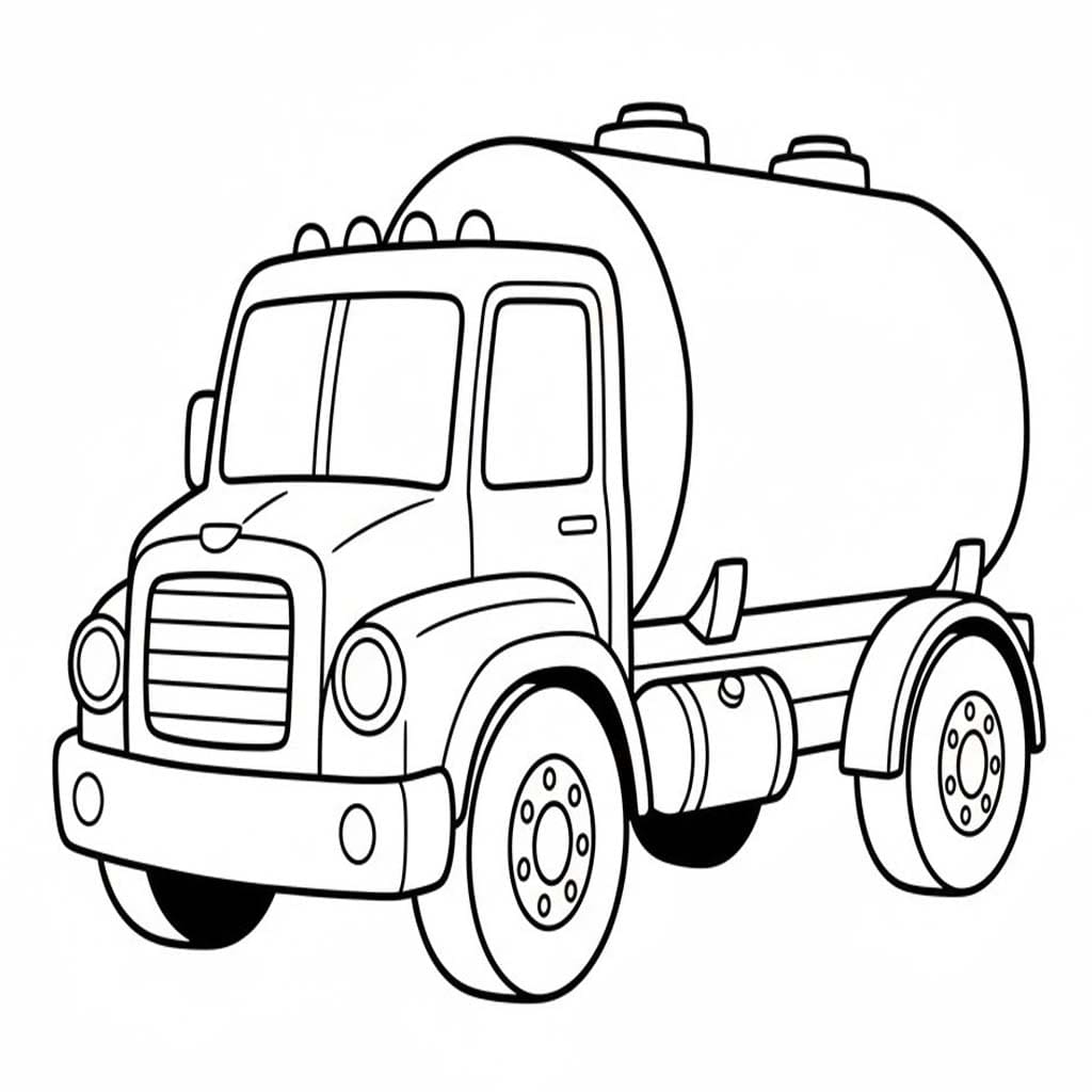 Kolorowanka Cysterna bezpłatny