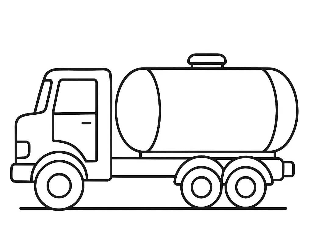 Kolorowanka Cysterna dla dzieci