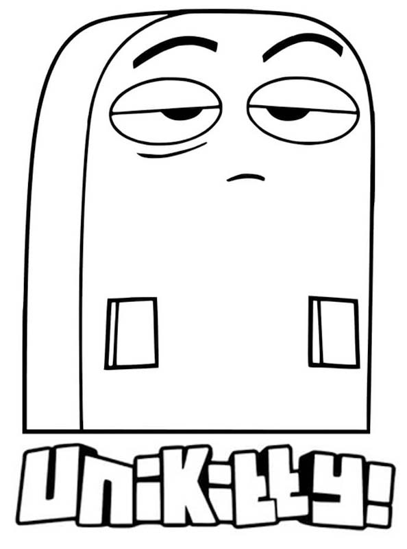 Kolorowanka Kicia Rożek bezpłatny wydruku prosty