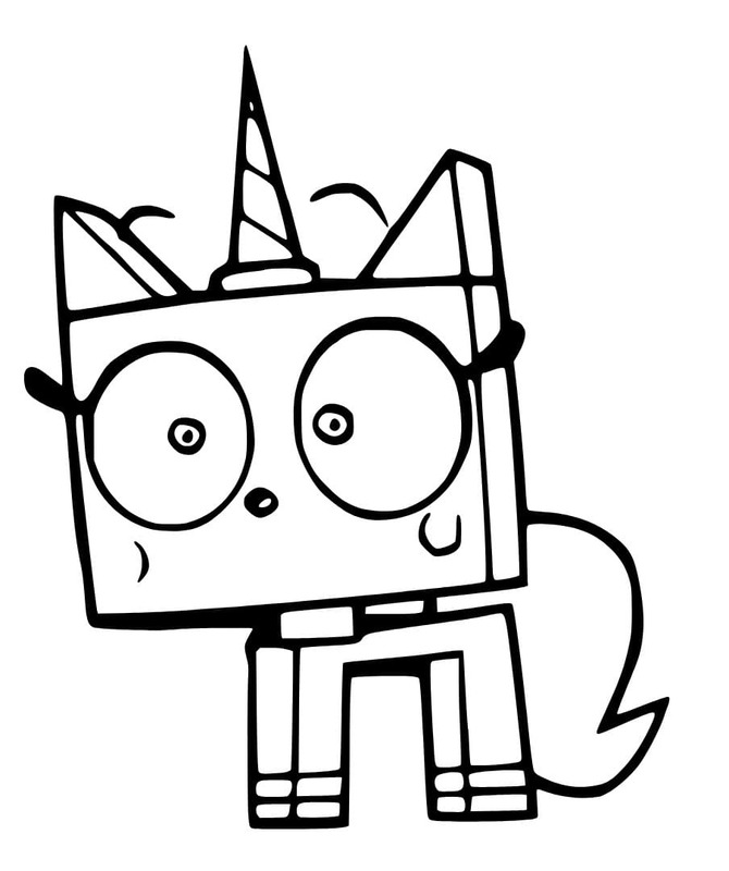 Kolorowanka Kicia Rożek bezpłatny