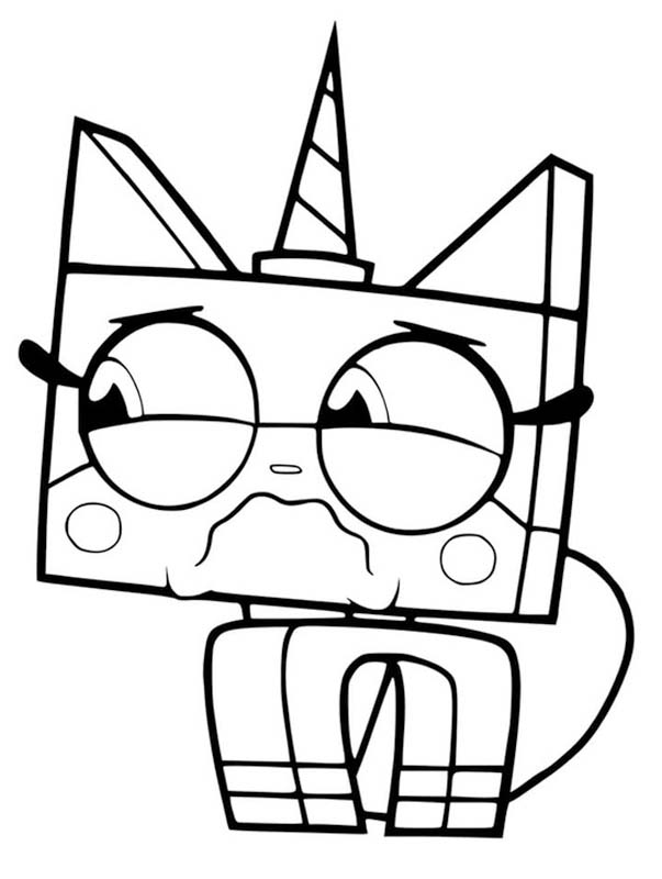 Kolorowanka Kicia Rożek wydruku dla dzieci