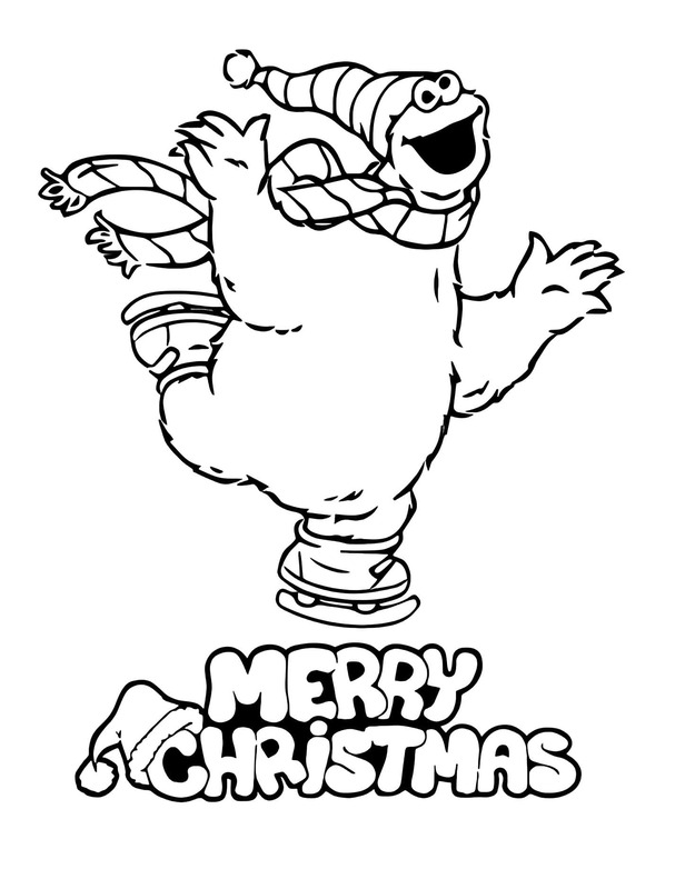 Kolorowanka Narysuj Ciasteczkowy Potwór wydruku dla dzieci