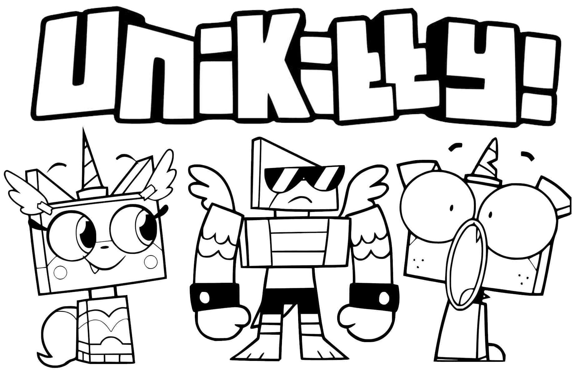 Kolorowanka Narysuj Kicia Rożek bezpłatny wydruku