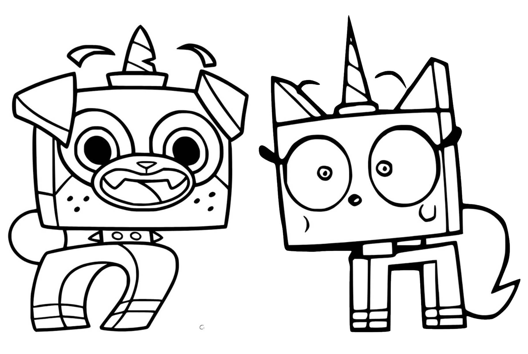 Kolorowanka Narysuj Kicia Rożek