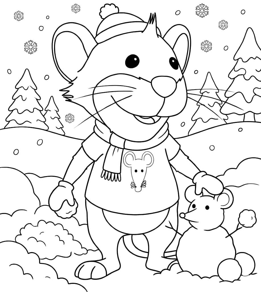 Kolorowanka Narysuj Tupcio Chrupcio bezpłatny podstawowy