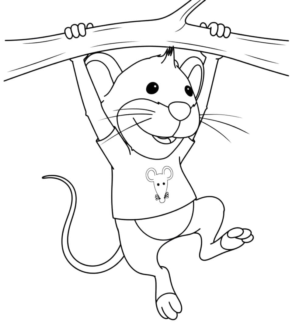 Kolorowanka Narysuj Tupcio Chrupcio bezpłatny wydruku łatwy