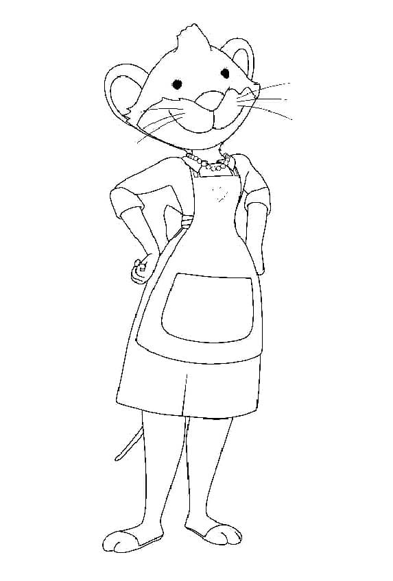 Kolorowanka Narysuj Tupcio Chrupcio bezpłatny wydruku prosty