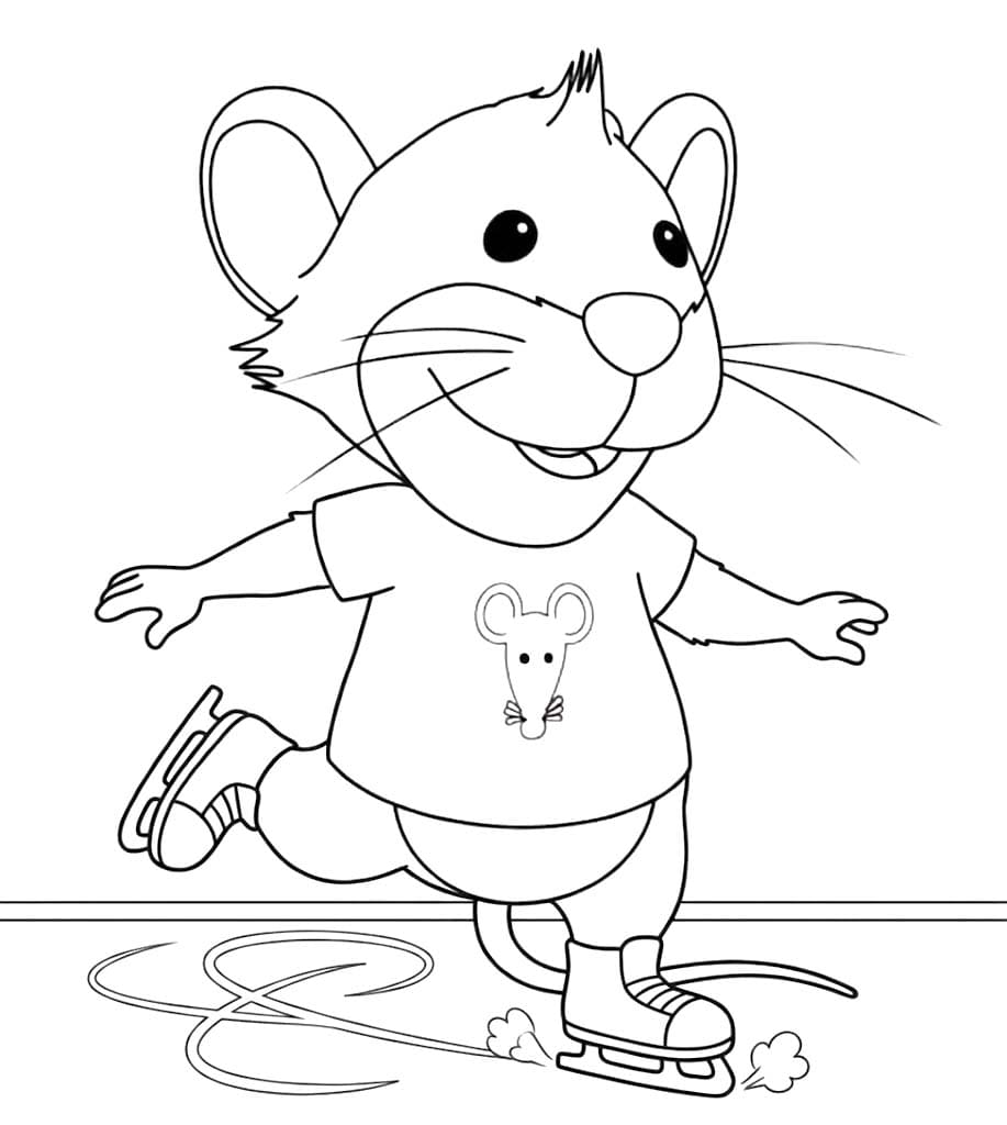 Kolorowanka Narysuj Tupcio Chrupcio bezpłatny wydruku