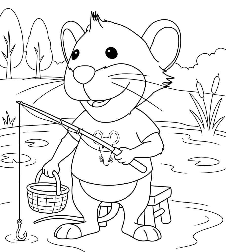 Kolorowanka Narysuj Tupcio Chrupcio bezpłatny