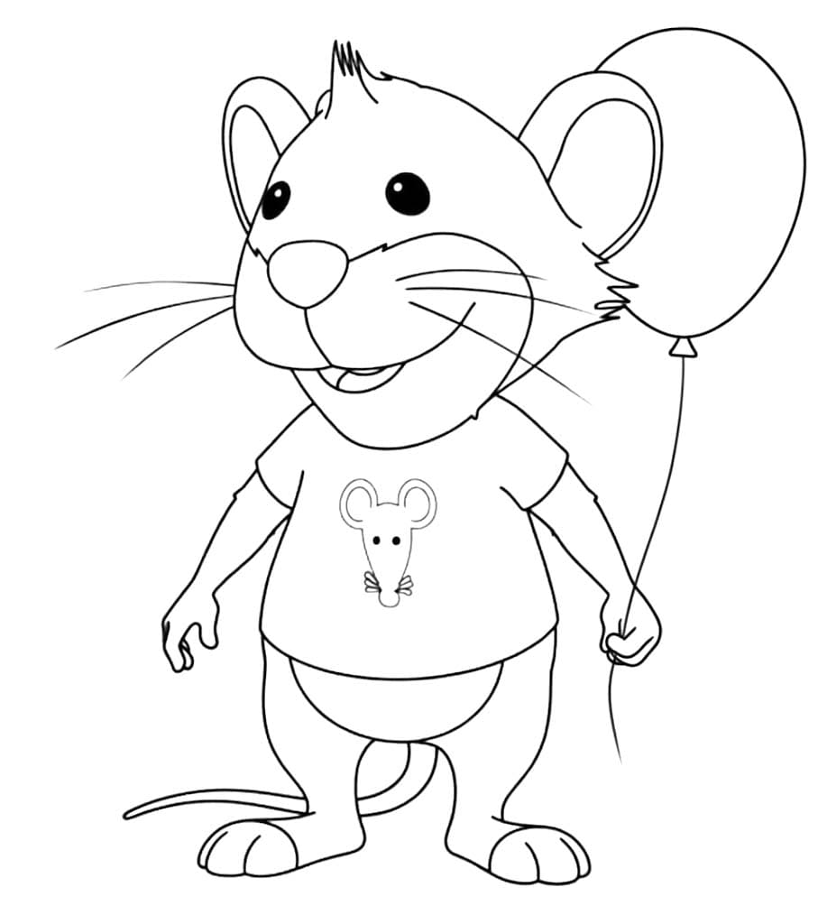 Kolorowanka Narysuj Tupcio Chrupcio dla dzieci