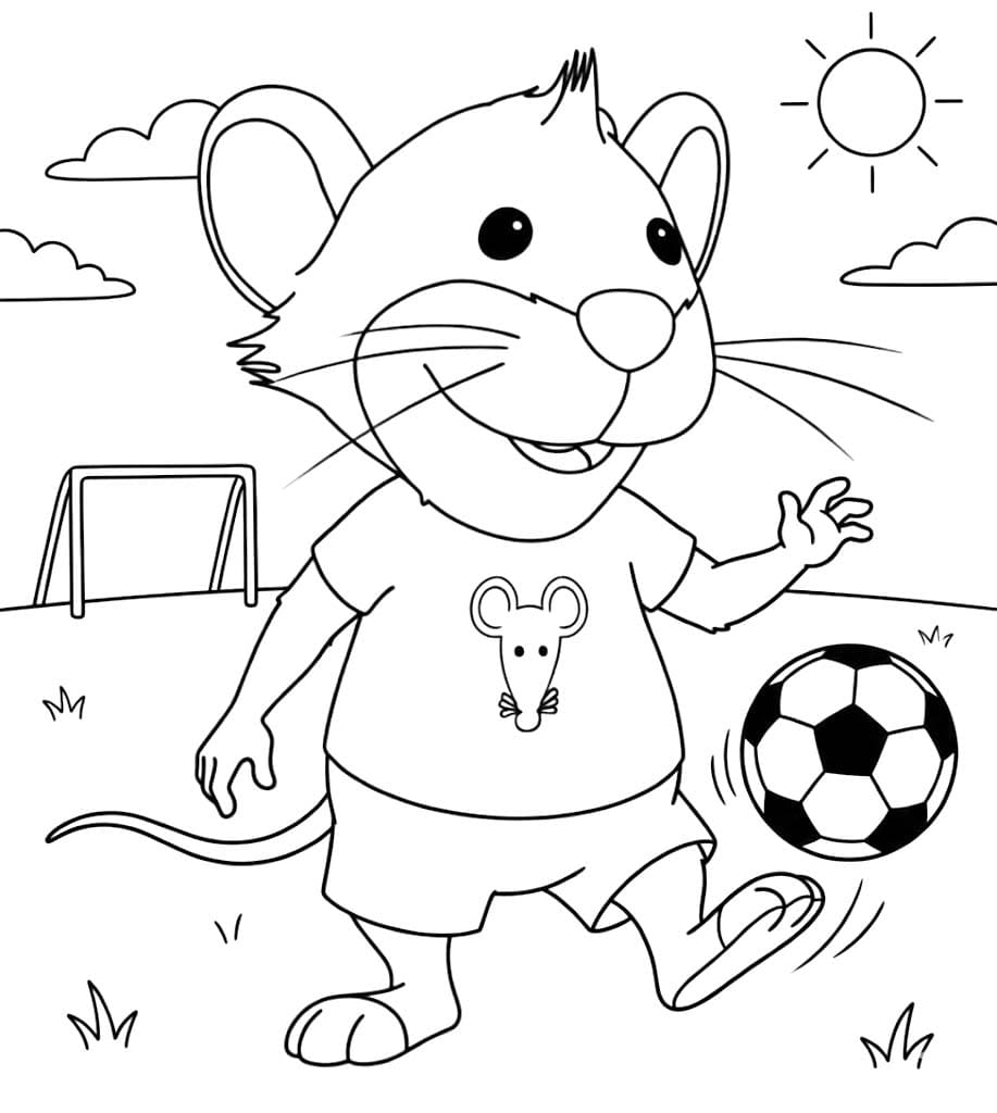 Kolorowanka Narysuj Tupcio Chrupcio łatwy