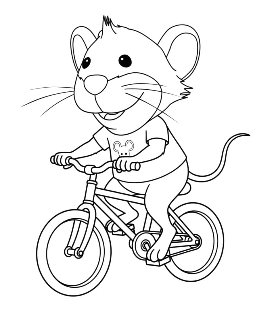 Kolorowanka Narysuj Tupcio Chrupcio wydruku łatwy