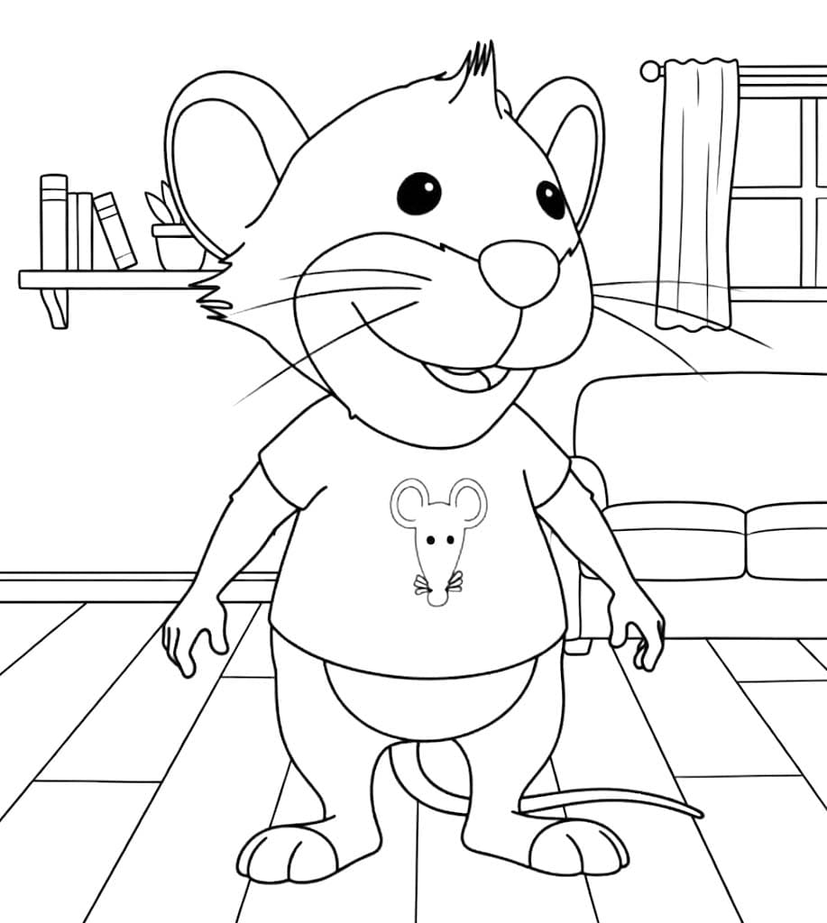 Kolorowanka Narysuj Tupcio Chrupcio