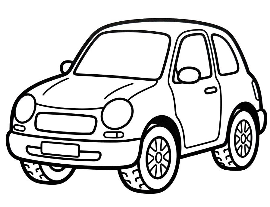 Kolorowanka Nissan wydruku dla dzieci