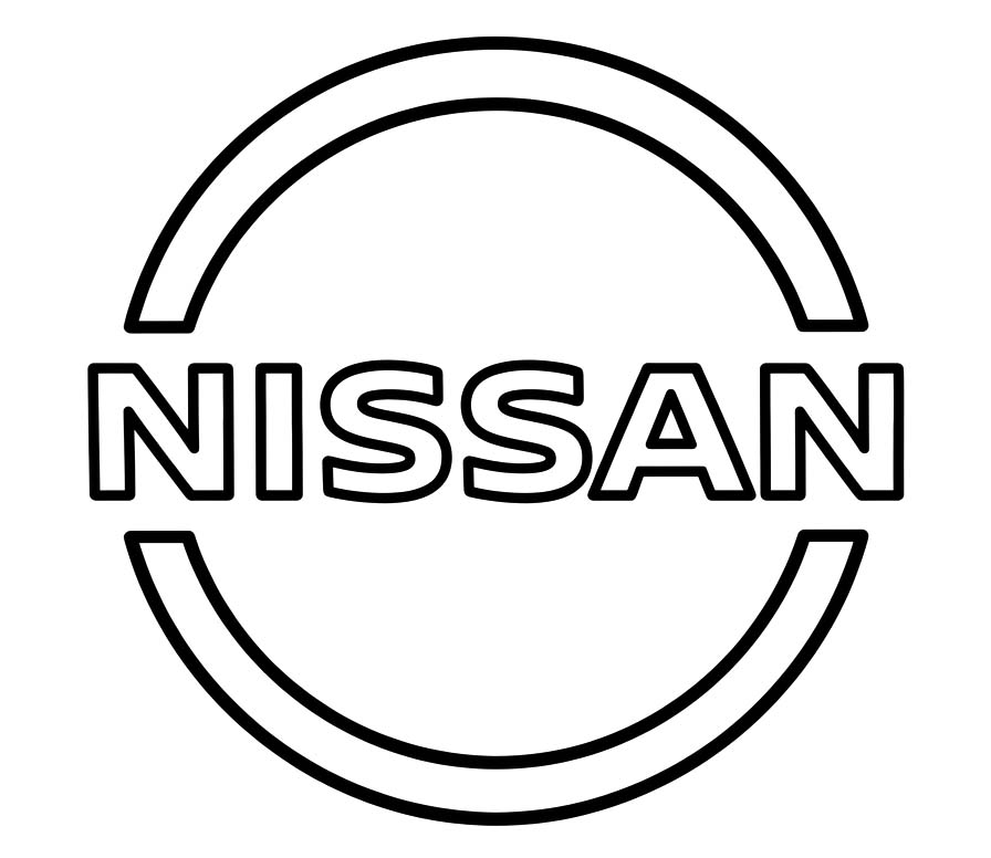 Kolorowanka Obraz Nissan wydruku