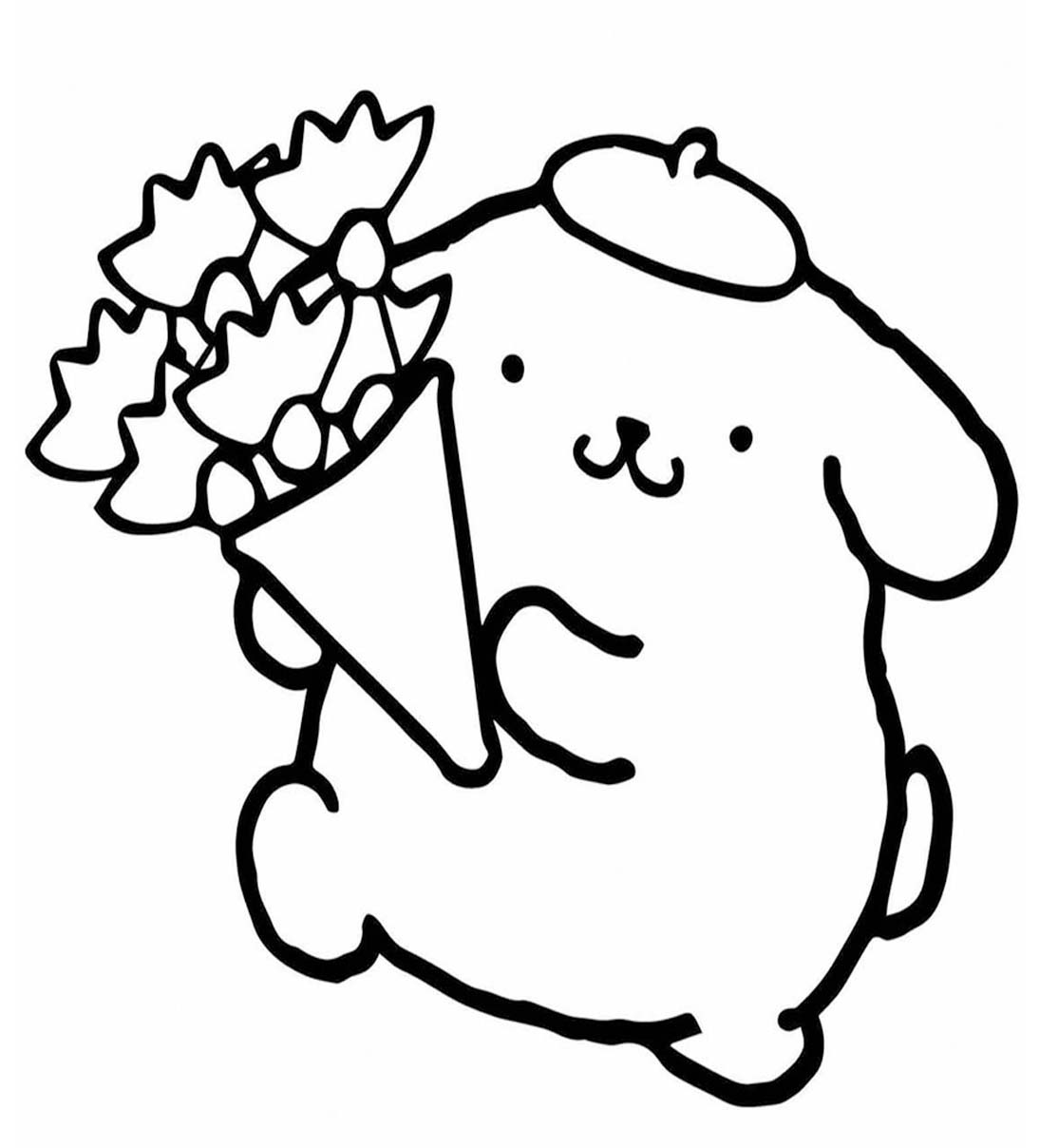 Kolorowanka Obraz Pompompurin bezpłatny