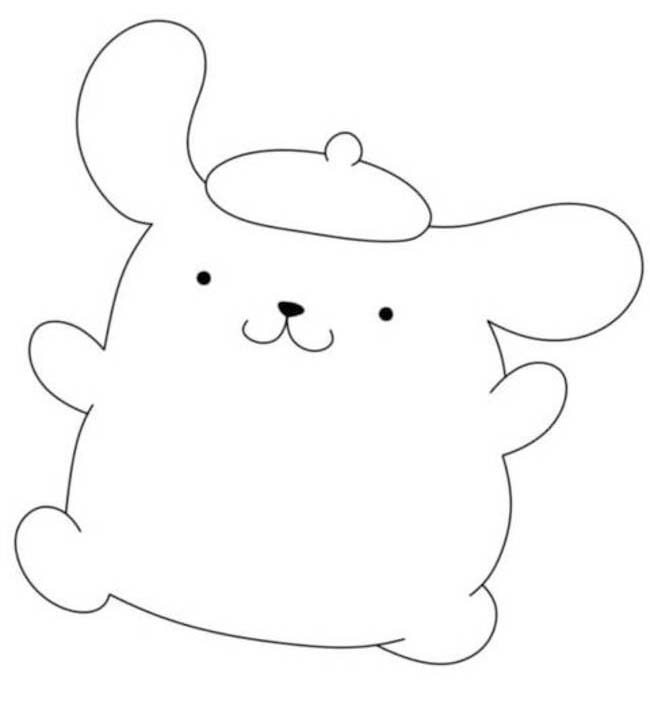 Kolorowanka Obraz Pompompurin wydruku