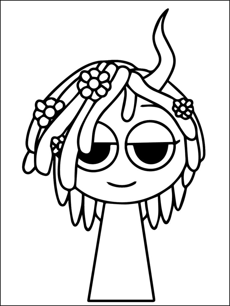 Kolorowanka Obraz Sprunki bezpłatny