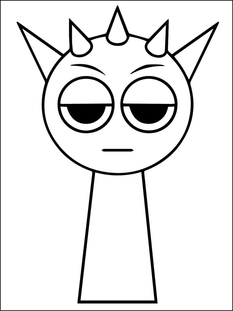 Kolorowanka Obraz Sprunki do druku