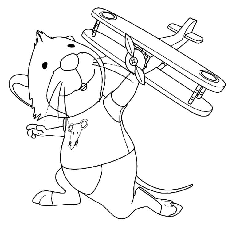 Kolorowanka Obraz Tupcio Chrupcio do druku