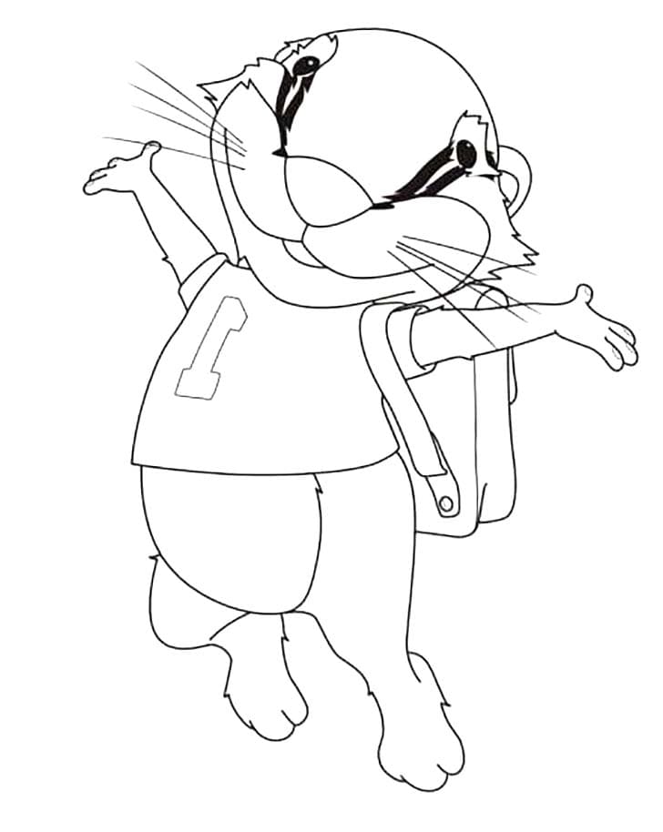 Kolorowanka Obraz Tupcio Chrupcio wydruku