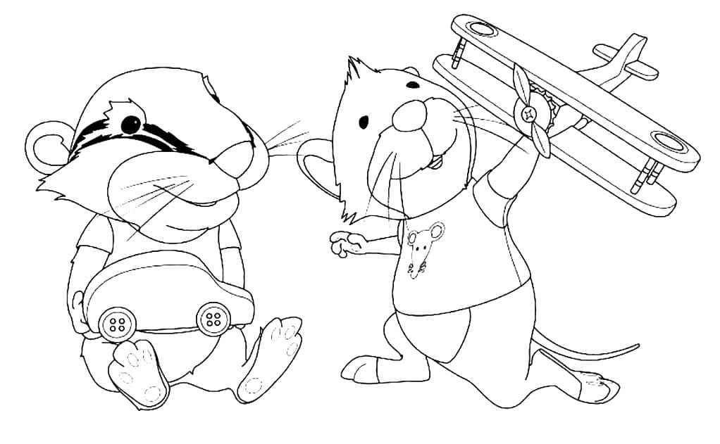 Kolorowanka Obraz Tupcio Chrupcio