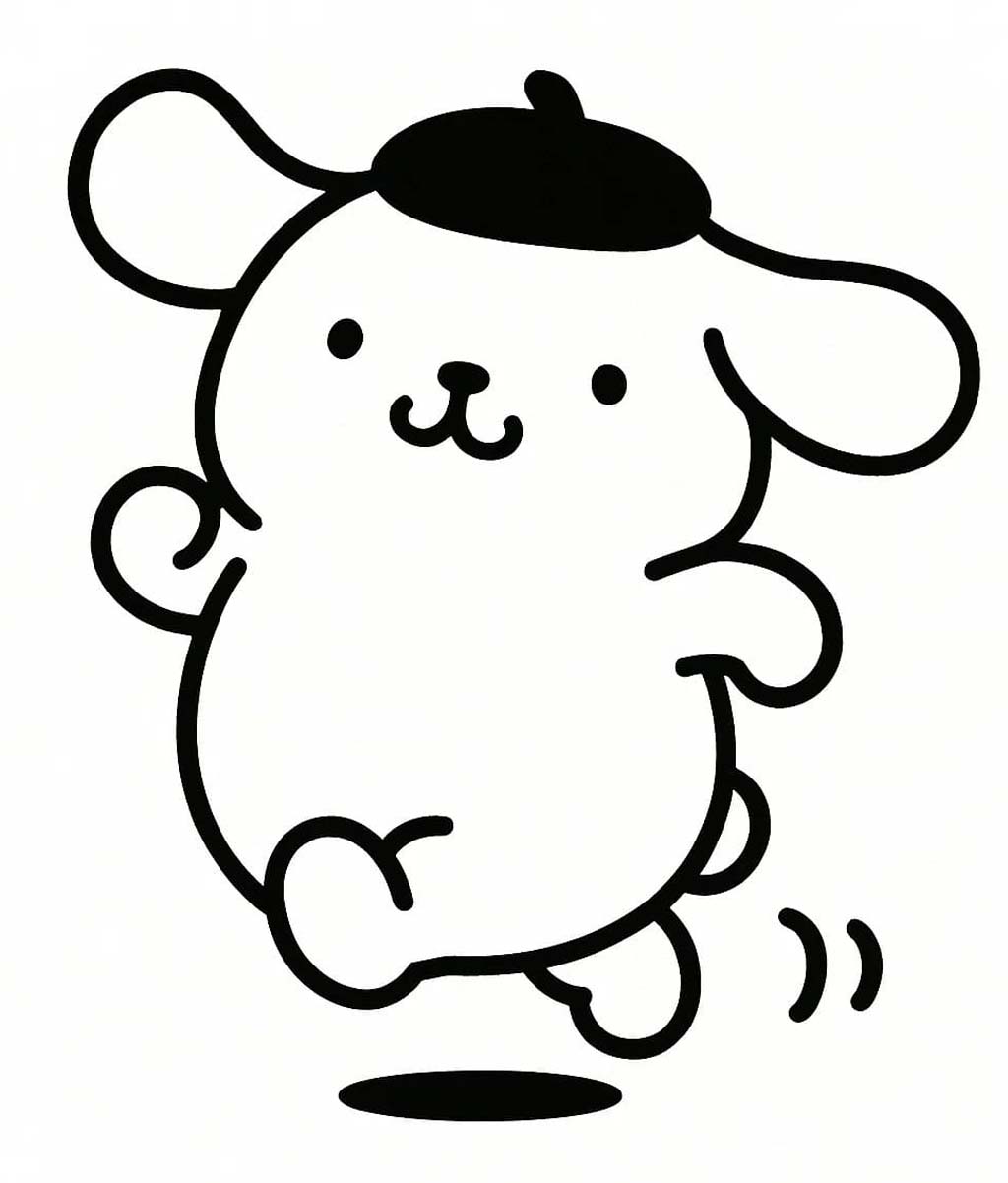 Kolorowanka Pompompurin wydruku