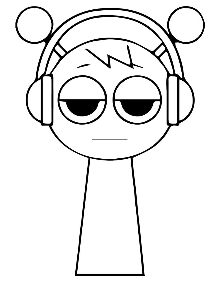 Kolorowanka Sprunki bezpłatny łatwy