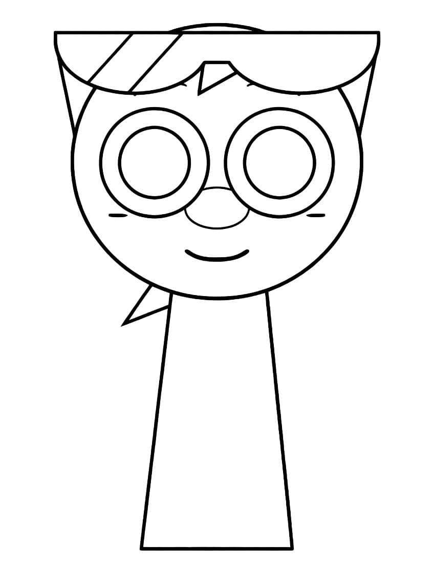 Kolorowanka Sprunki dla dzieci