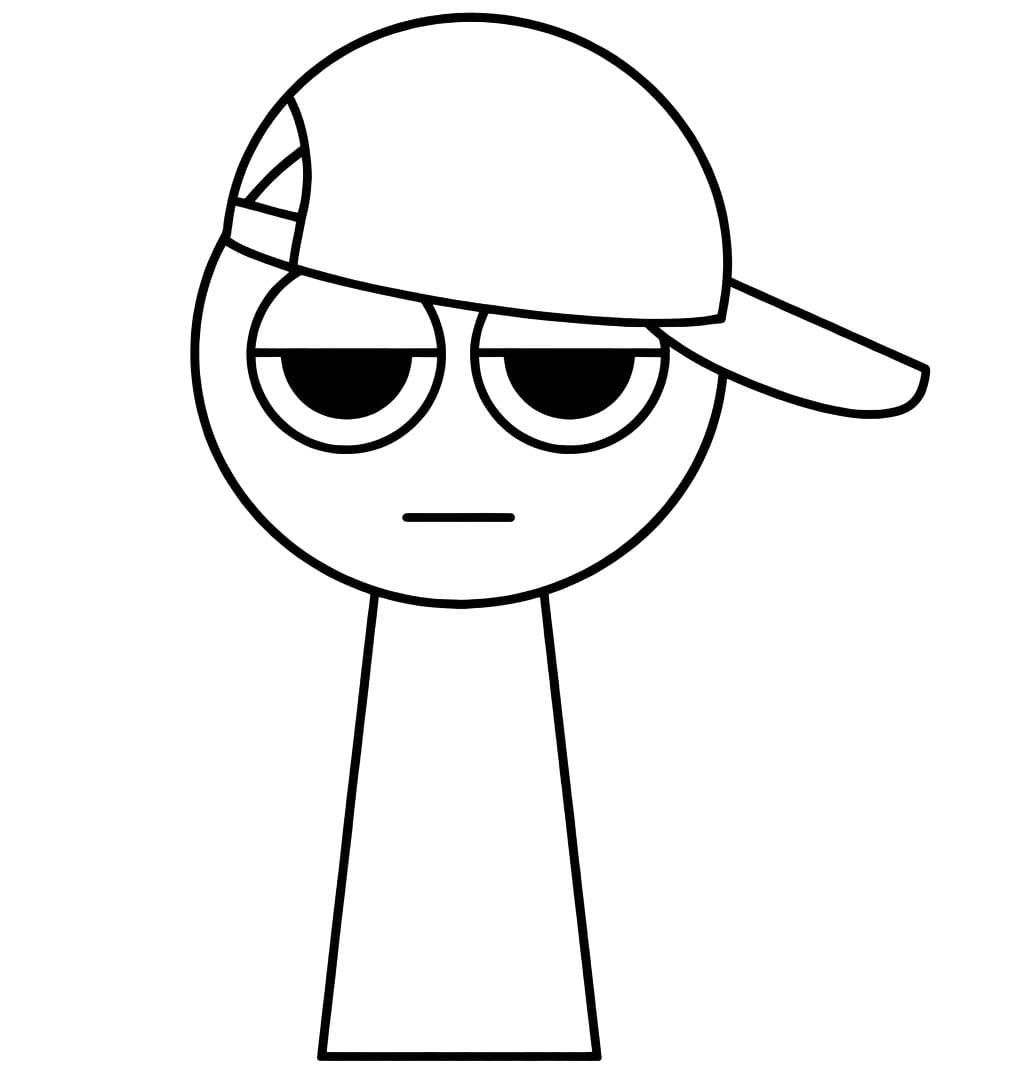 Kolorowanka Sprunki wydruku podstawowy