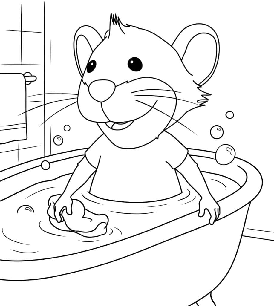 Kolorowanka Tupcio Chrupcio bezpłatny dla dzieci