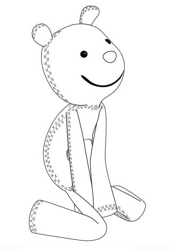 Kolorowanka Tupcio Chrupcio bezpłatny prosty