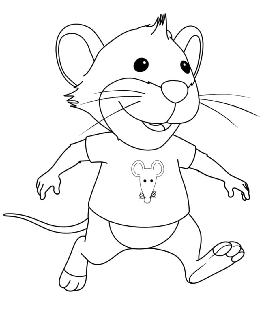 Kolorowanka Tupcio Chrupcio bezpłatny wydruku podstawowy