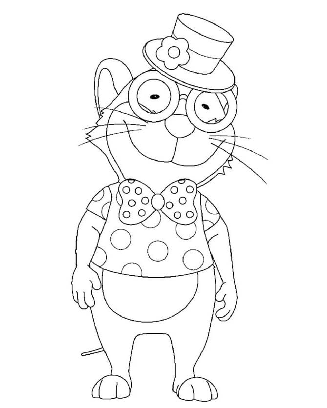 Kolorowanka Tupcio Chrupcio bezpłatny wydruku prosty