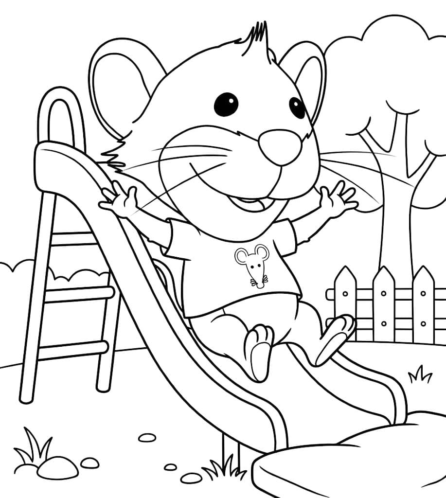 Kolorowanka Tupcio Chrupcio bezpłatny wydruku